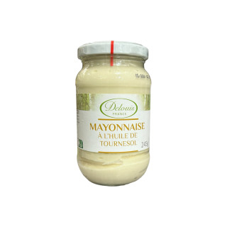 MAYONNAISE A L'HUILE DE TOURNESOL - DELOUIS - 245G