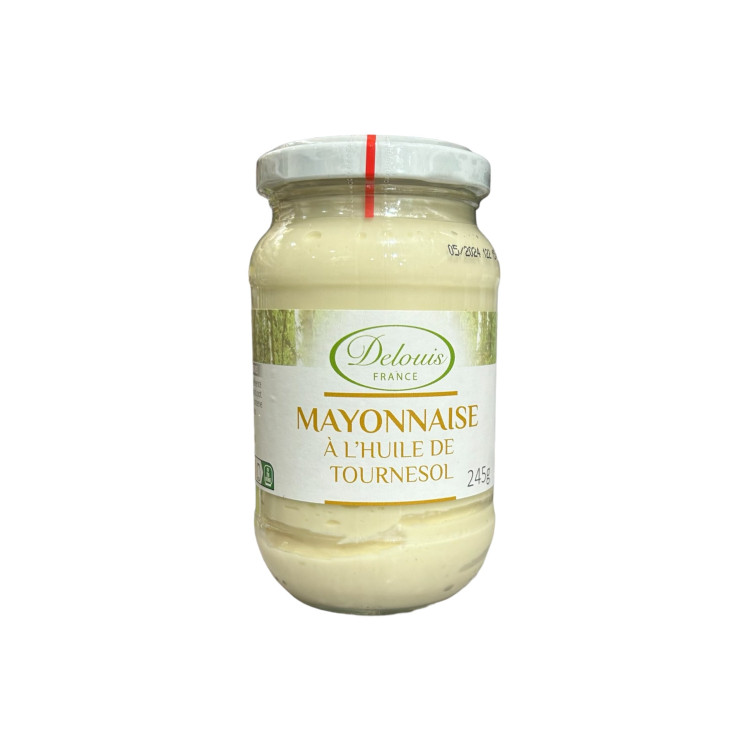 MAYONNAISE A L'HUILE DE TOURNESOL - DELOUIS - 245G