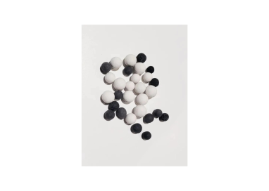 20 PERLES DE CERAMIQUE