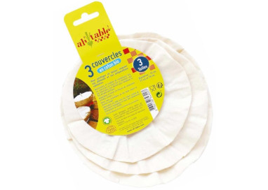 3 COUVERCLES EN COTON PETIT  AH! TABLE!