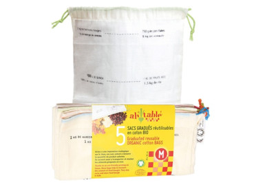 5 SACS TAILLE M GRADUÉS