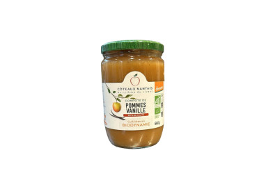 COMPOTE DE POMMES VANILLE - COTEAUX NANTAIS- 660G