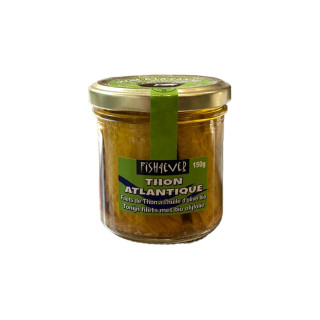 FILETS DE THON A L'HUILE D'OLIVE - FISH4EVER -  150G (PNE 98G)