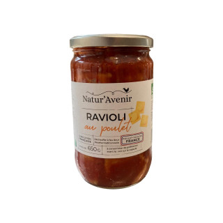 RAVIOLI AU POULET - NATUR'AVENIR - 650G