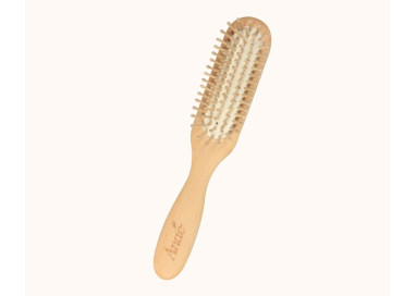 BROSSE FINE PICOTS BOIS HÊTRE CIRÉ