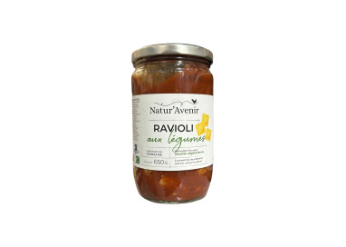 RAVIOLI AUX LEGUMES - NATUR'AVENIR - 650G