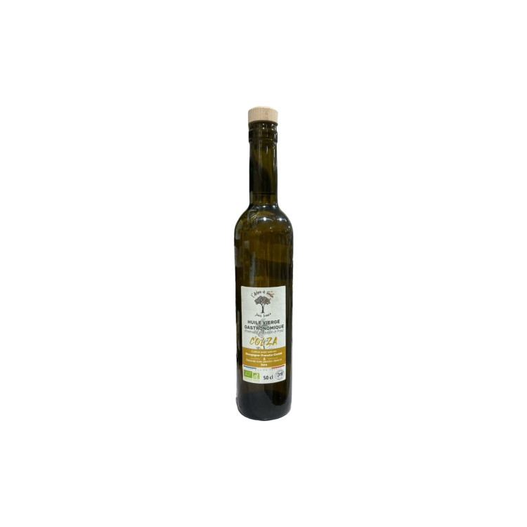 HUILE DE COLZA BIO 50CL - L'ARBRE A L'HUILE