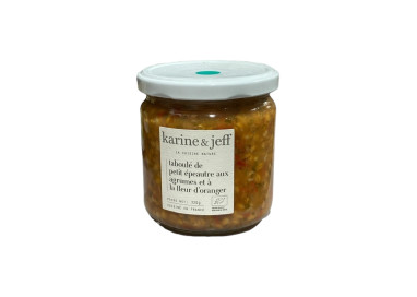 TABOULE DE PETIT EPAUTRE AGRUMES FLEUR D'ORANGER 320G KARINE ET JEFF