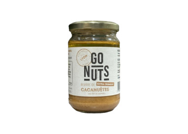 BEURRE DE CACAHUETES EXTRA CRUNCHY - GO NUTS - 270G