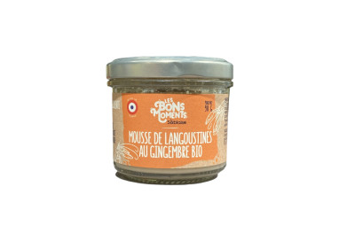 MOUSSE DE  LANGOUSTINES AU GINGEMBRE  -  LA SABLAISE - 90G