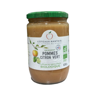 DESSERT POMMES CITRON VERT (630G) COTEAUX NANTAIS