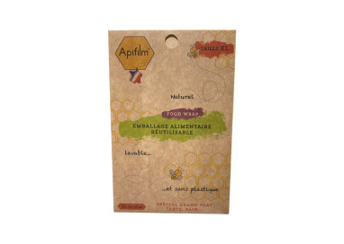 FOOD WRAP EMBALLAGE ALIMENTAIRE REUTILISABLE LOT DE 3 - APIFILM