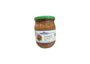 COMPOTE DE RHUBARBE ALLEGEE EN SUCRES (540G) COTEAUX NANTAIS
