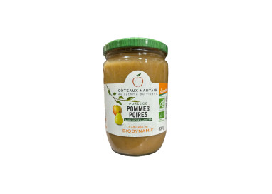 PUREE DE POMMES POIRES (630G) COTEAUX NANTAIS