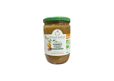 PUREE DE POMMES FIGUES 630G COTEAUX NANTAIS