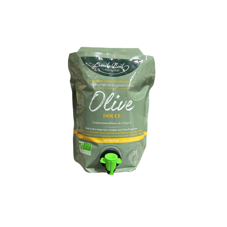 HUILE D'OLIVE DOUCE BIO - EMILE NOEL - 3L