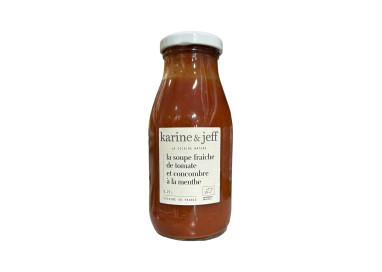 SOUPE FRAICHE TOMATE CONCOMBRE 25CL KARINE ET JEFF