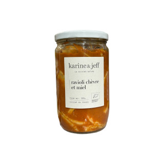 RAVIOLI CHÈVRE ET MIEL 680G KARINE ET JEFF