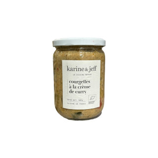 COURGETTES A LA CREME DE CURRY 440G KARINE ET JEFF