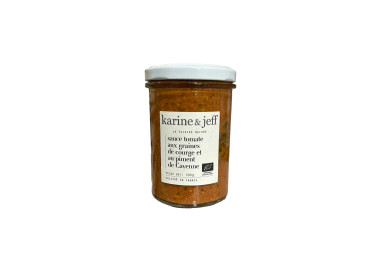 SAUCE TOMATE COURGE PIMENT 200G KARINE ET JEFF