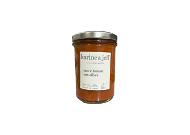SAUCE TOMATE AUX OLIVES 200G KARINE ET JEFF
