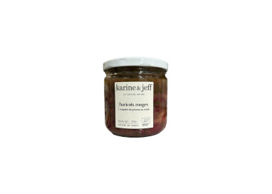 HARICOTS ROUGES COMPOTEE DE POIVRONS AU CUMIN (390G