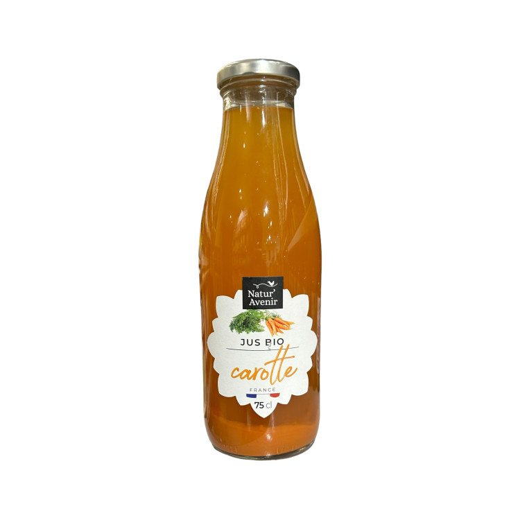 JUS DE CAROTTE FRANCE BIO  - NATUR'AVENIR - 75CL