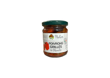 POIVRONS GRILLES A L'HUILE (190G) PHILIA