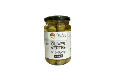 OLIVES VERTES ENTIERE (350G / PNE 190G) PHILIA