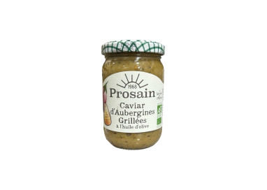 CAVIAR D'AUBERGINE GRILLEES A L'HUILE D'OLIVE 200G PROSAIN