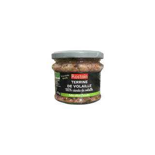 TERRINE DE VOLAILLE FERMIERE (180G) ROSTAIN
