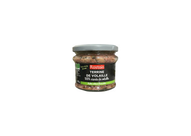 TERRINE DE VOLAILLE FERMIERE (180G) ROSTAIN
