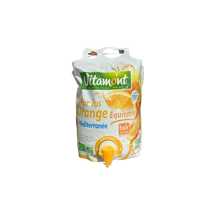 PUR JUS D'ORANGE - VITAMONT - BIB 3L