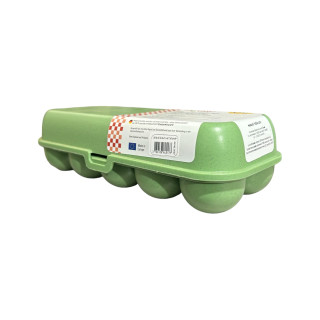 BOITE 10 OEUFS VERT BIOPLASTIQUE