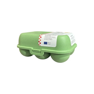 BOITE 6 OEUFS VERT BIOPLASTIQUE
