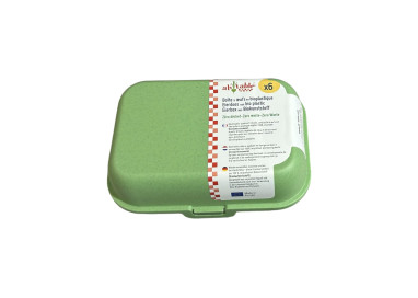 BOITE 6 OEUFS VERT BIOPLASTIQUE