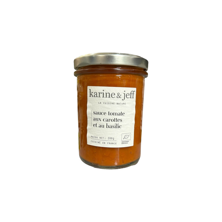 SAUCE TOMATE AUX CAROTTES ET AU BASILIC