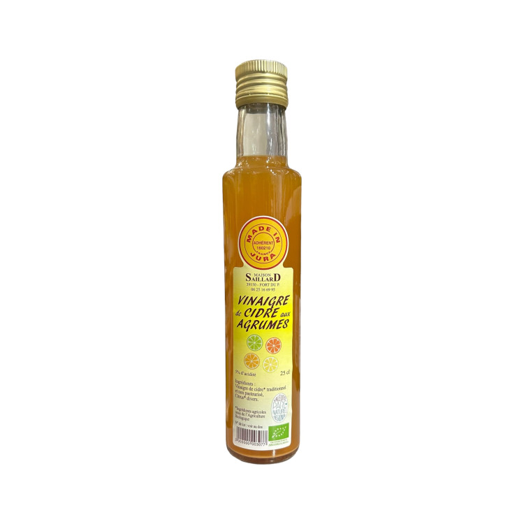VINAIGRE DE CIDRE AUX AGRUMES - MAISON SAILLARD -